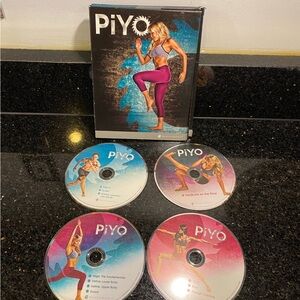 Beachbody PiYo Yoga Pilates Workout 3 DVDs Plus Bonus DVD by Chalene Johnson